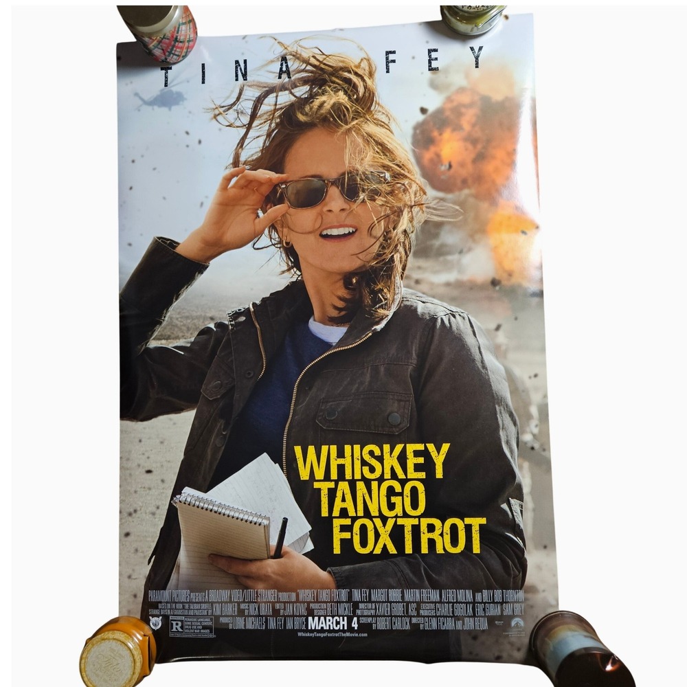 Whiskey Tango‎ Foxtrot 2016 Original Advance Movie Poster 27x40 Tina Fey D/S